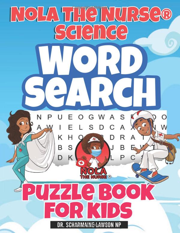 Nola The Nurse Science Word Search Puzzle For Kids