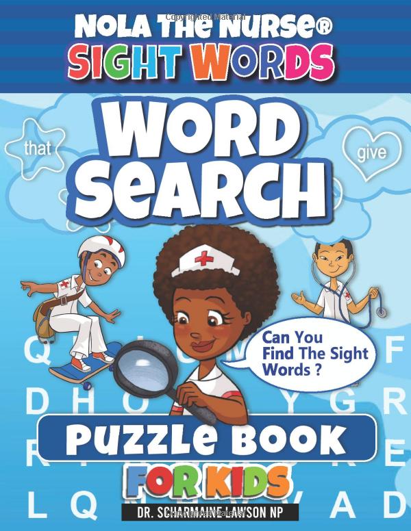 Nola The Nurse Sight Words: Word Search For Kids