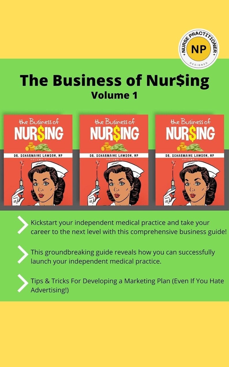 Nurse Business Book| Nurse|How to Start Nursing Business | Nurse Entrepreneur Book |Nurse Practitioner Gift |Nurse Business|INSTANT DOWNLOAD