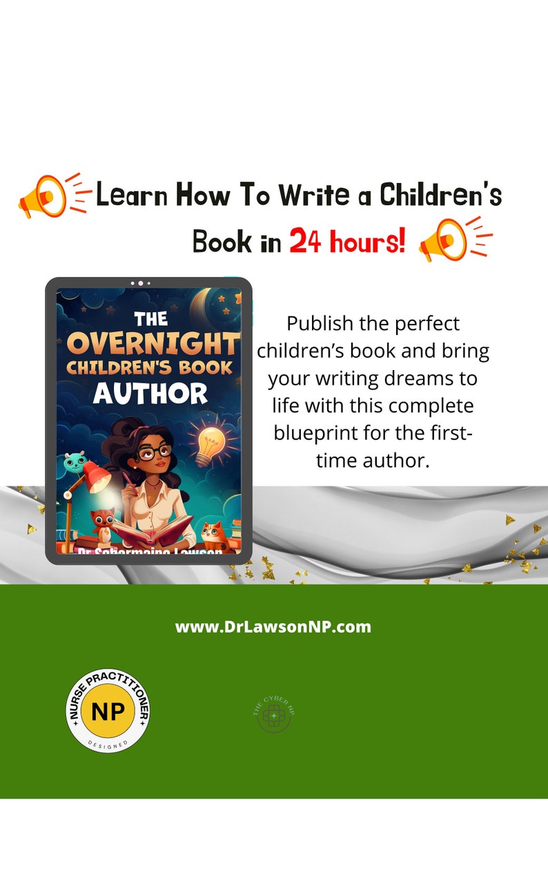 Business Book | How to Start a Writing Business | Nurse Entrepreneur Book | Children's Book Author | WriterAuthor Business| INSTANT DOWNLOAD