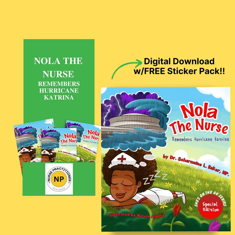 Children's Nurse Book | Printable Kids Book | Kids Party Favors | Elementary Homeschool Reading |Digital Sticker Pack | INSTANT DOWNLOAD