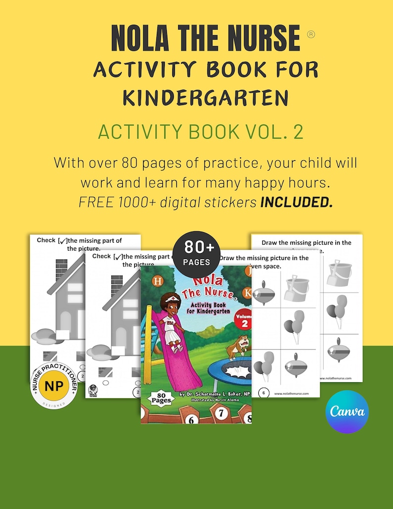 Children's Activity Book | DIY Kindergarten Book| Activity Book | Kid Maze | Kindergarten Homeschool |Digital Sticker Pack |INSTANT DOWNLOAD