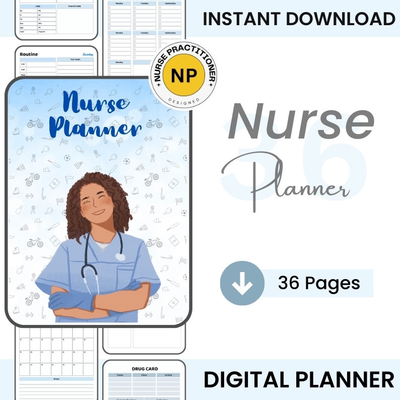 Nurse Planner / Digital Planner / Student Nurse Planner / Digital Nurse Planner / Student Digital Planner / Nursing School Planner / Nurse