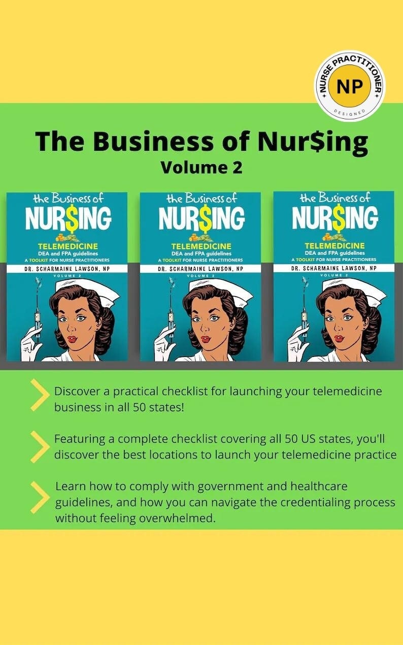 Nurse Business Book | How to Start Nursing Business | Nurse Entrepreneur Book |Nurse Practitioner Gift |Telehealth Business|INSTANT DOWNLOAD